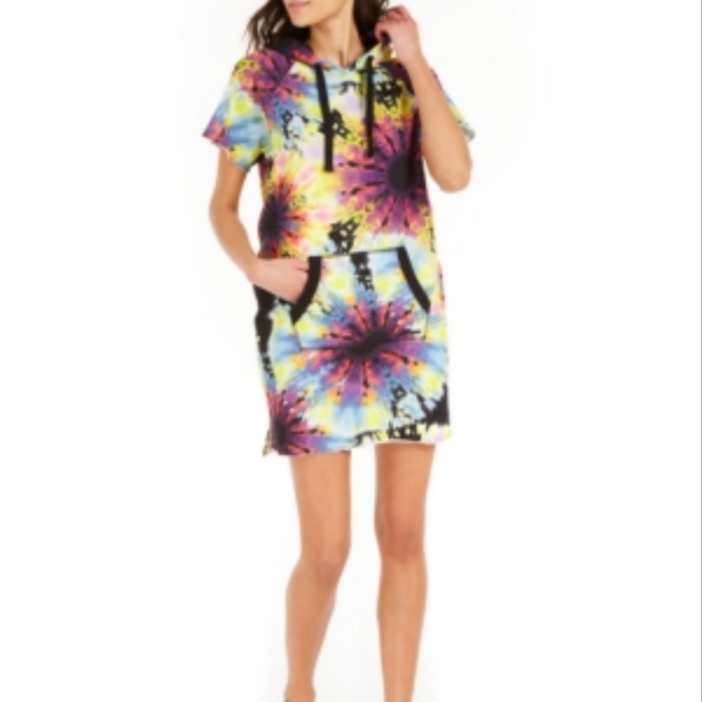 DKNY swim cover hoodie dress